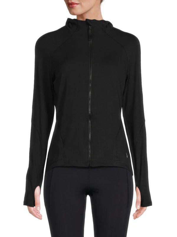 Spyder Hooded Zip Up Yoga Jacket 1