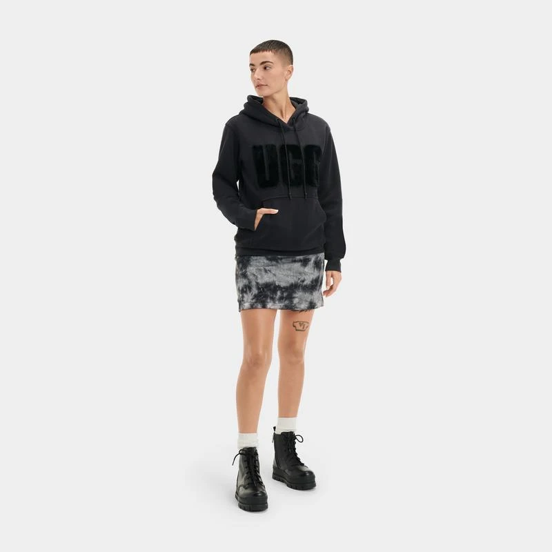 UGG UGG Rey Fuzzy Logo Hoodie - Women's 1