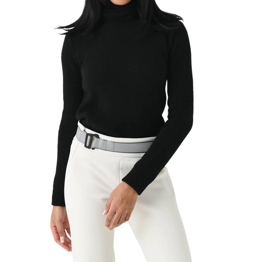 Sease Avery Turtleneck Sweater In Caviar