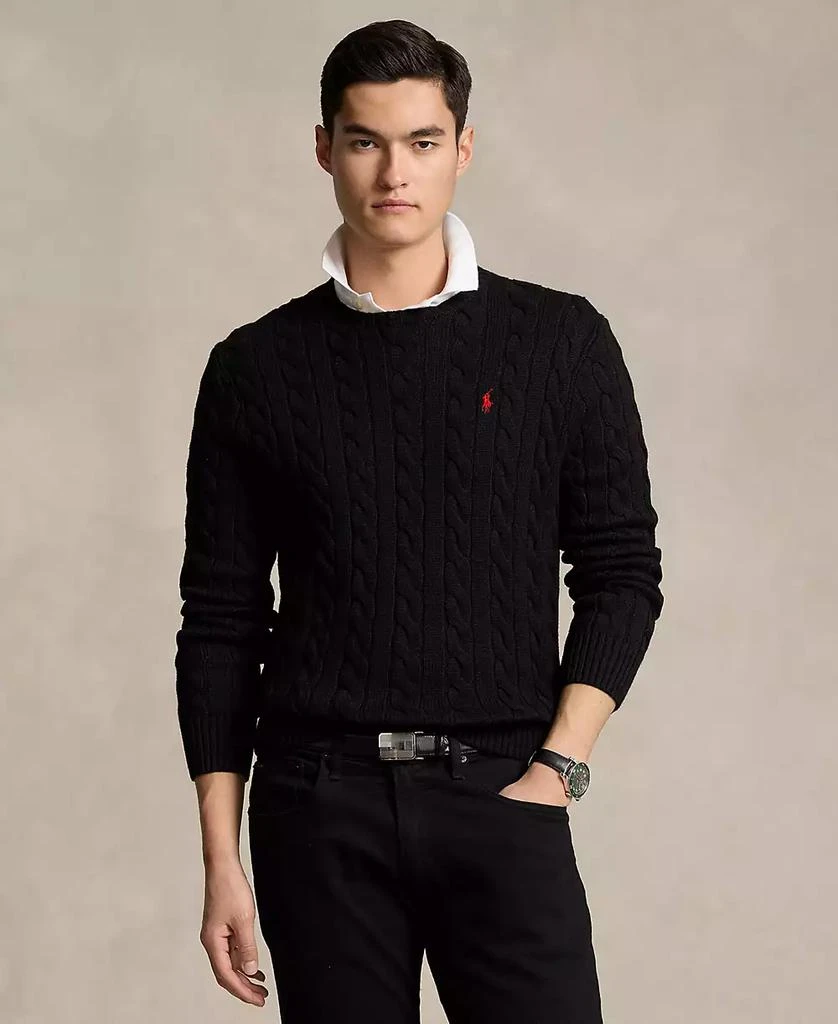 Ralph Lauren Men
s Cable-Knit Cotton Sweater