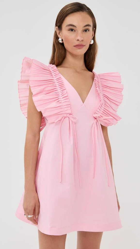 Kika Vargas Francine Dress Pale Pink Cotton 1