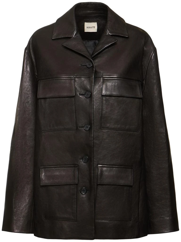 Khaite Morsson Leather Jacket 1