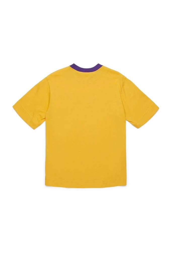 Marni Kids Marni Kids Logo Patch V-Neck T-Shirt 2