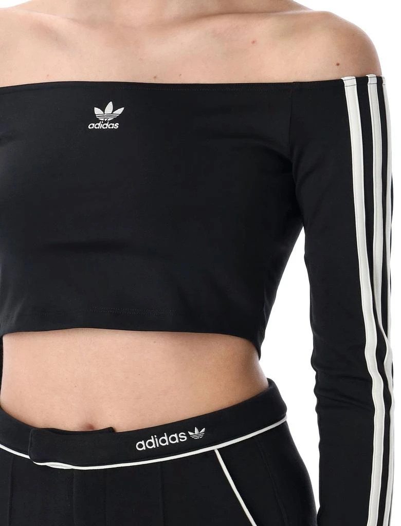 Adidas Adidas Originals Adicolor Off Shoulder Long-Sleeve Top 3