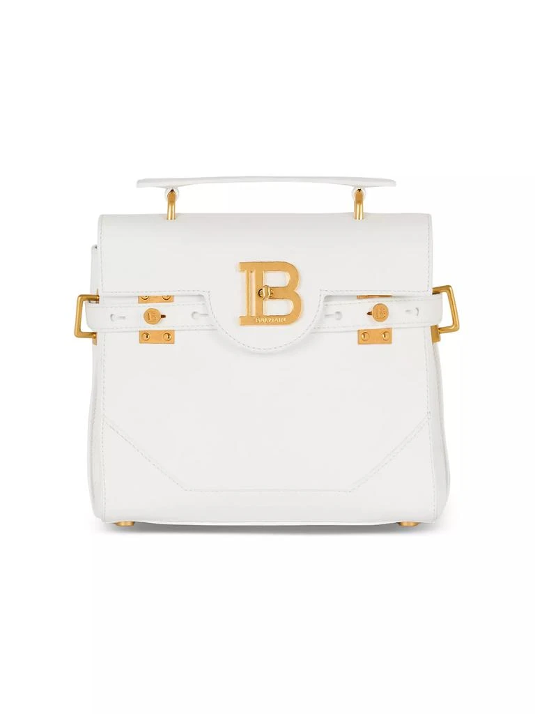 Balmain B Buzz 23 Grained Leather Top Handle Bag 1