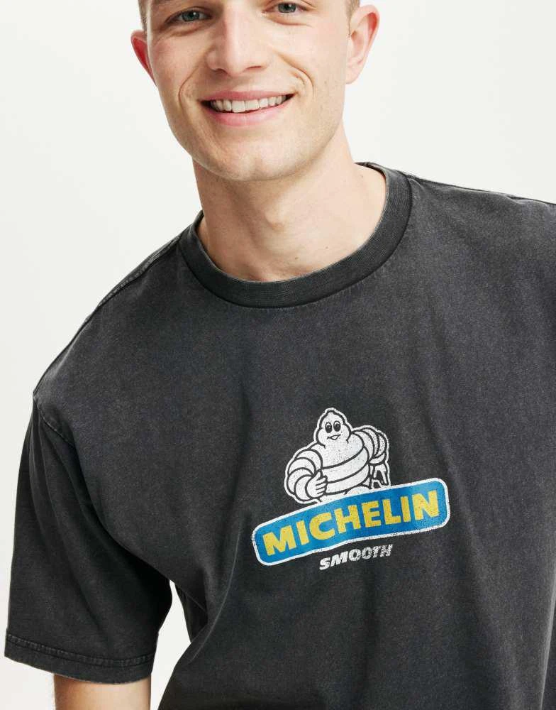 Cotton:On Cotton:On Loose fit michelin t-shirt in black 3