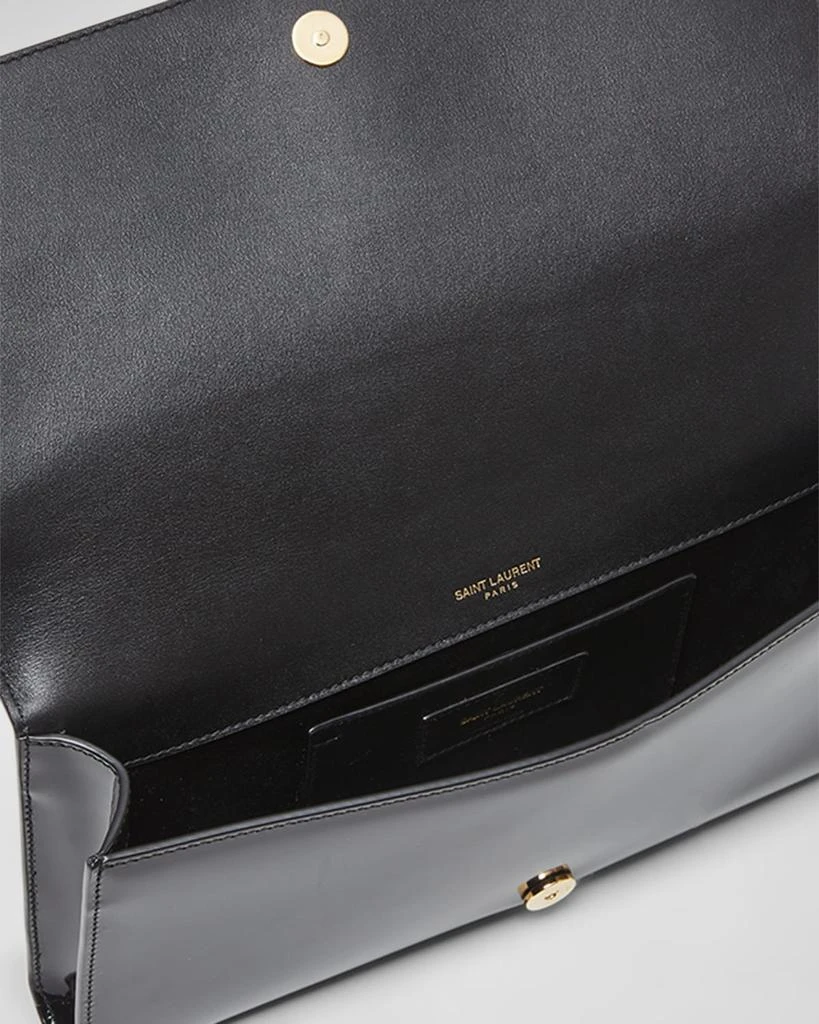 Yves Saint Laurent Kate YSL Clutch Bag in Spazzolato Leather 4