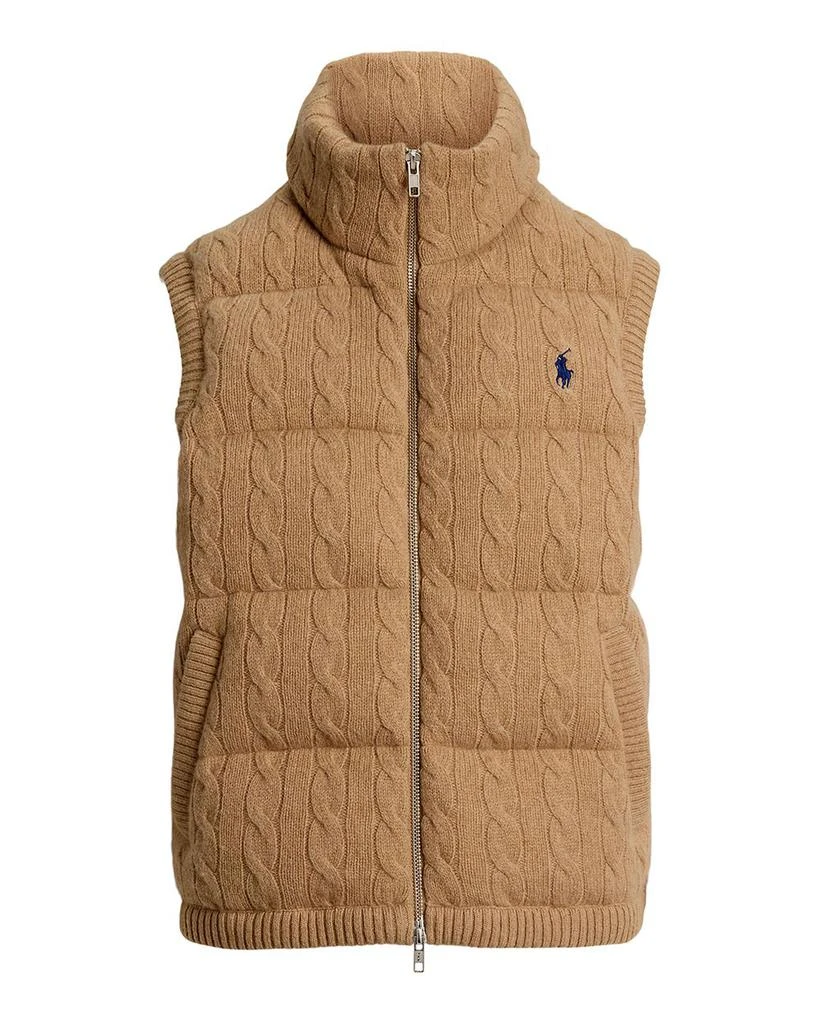 Ralph Lauren Cable Knit Puffer Vest 6