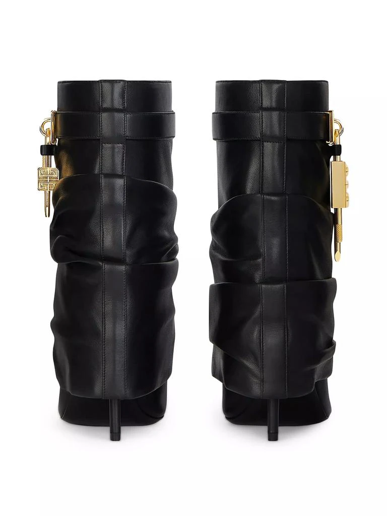 Givenchy Shark Lock Stiletto Ankle Boots in Nappa Leather 4