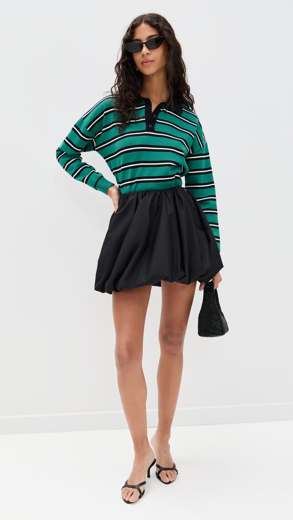 THEREDTHREAD S ring balloon skirt黒 THEREDTHREAD / ザレッドスレッド】S ring balloon skirt