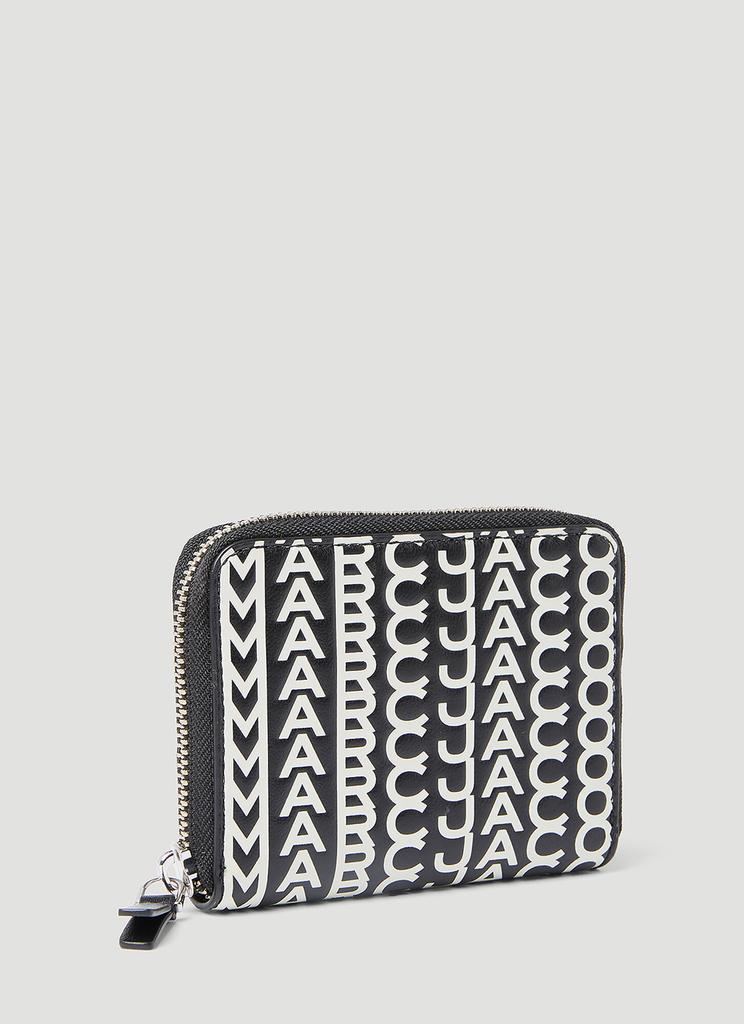 Marc Jacobs The Monogram Leather Zip Around Wallet