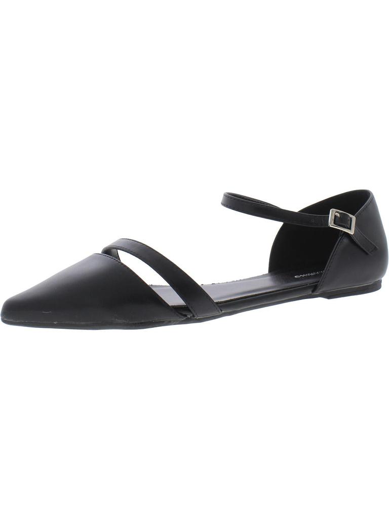 Mio Marino Womens Pointed Toe Ankle Strap D'Orsay