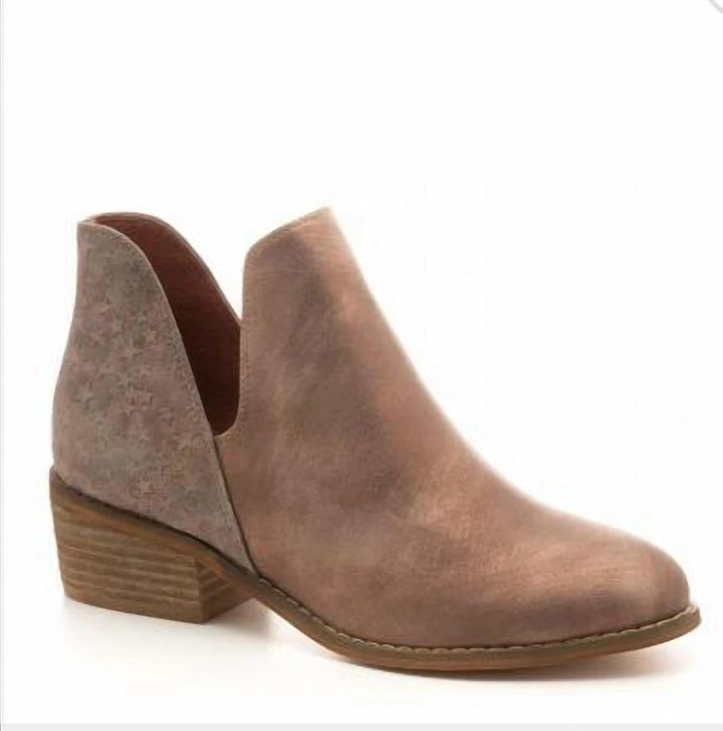 Corkys Footwear Wayland Booties In Bronze Stars