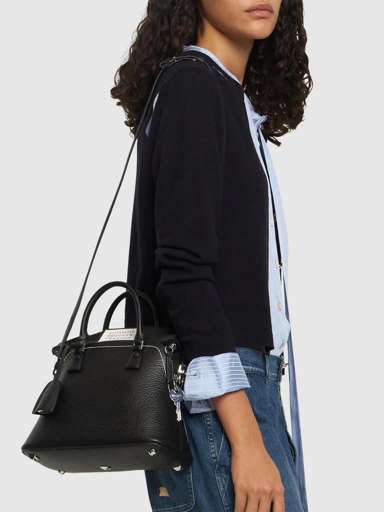 MAISON MARGIELA Mini 5ac Grained Leather Top Handle Bag 1