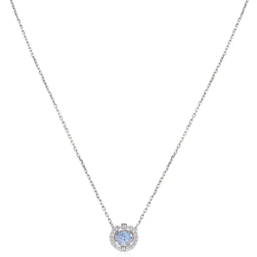 Swarovski Ladies Rhodium Plated Sparkling Dance Necklace