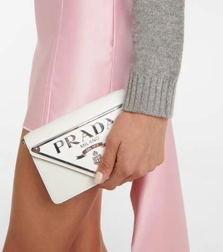 Prada Triangle Mini leather crossbody bag 2