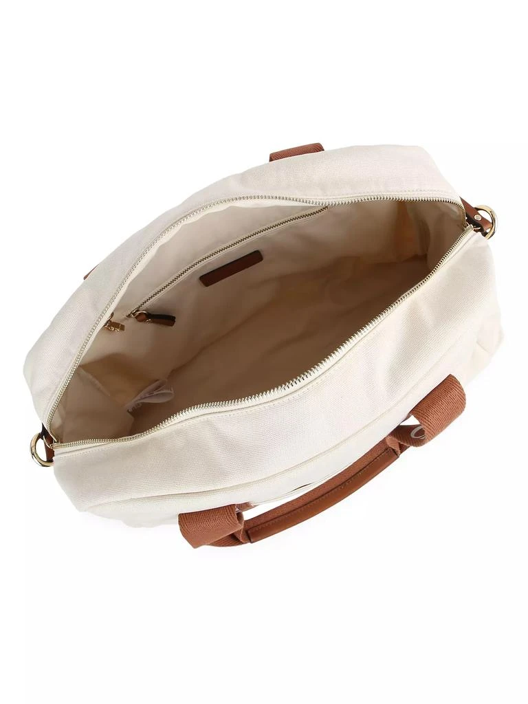 Chloé Logo Cotton & Leather Changing Bag 6