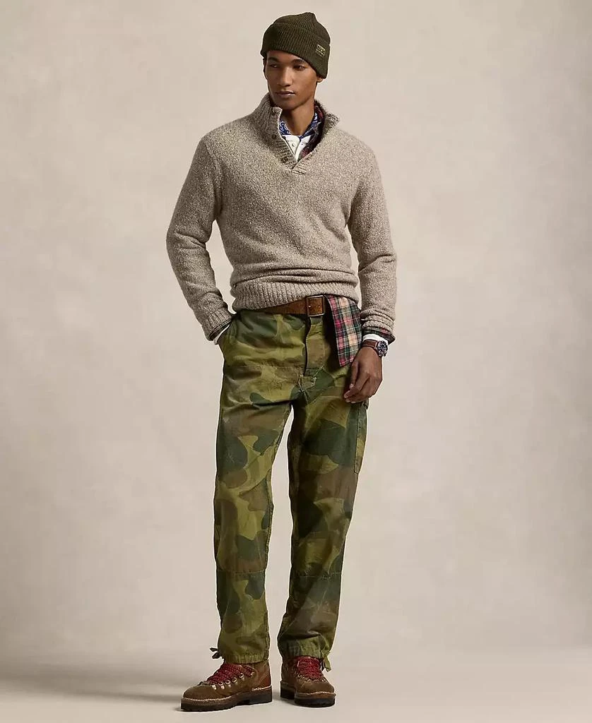 Ralph Lauren Men's Speckled Wool-Blend Mockneck Sweater 4