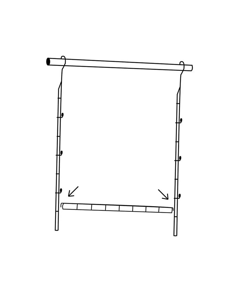 Neu Home 2 Tier Adjustable Closet Rod