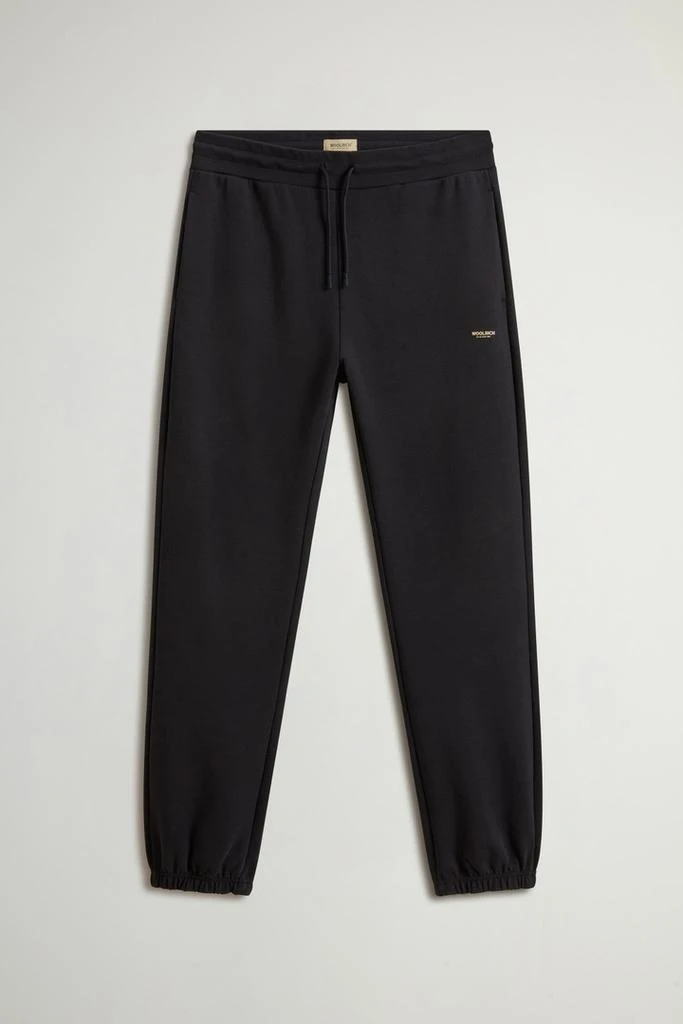 Woolrich Pants in Cotton-Blend Interlock - Men - Black 3