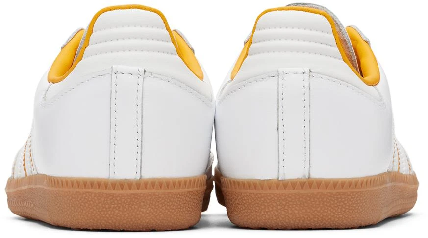 Adidas Big Kids White & Orange Samba OG Sneakers 2