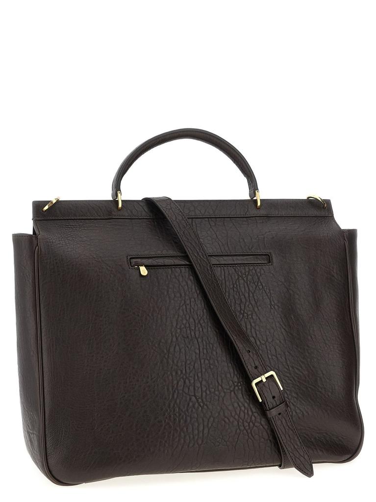 Brunello Cucinelli Brunello Cucinelli Foldover Top Briefcase