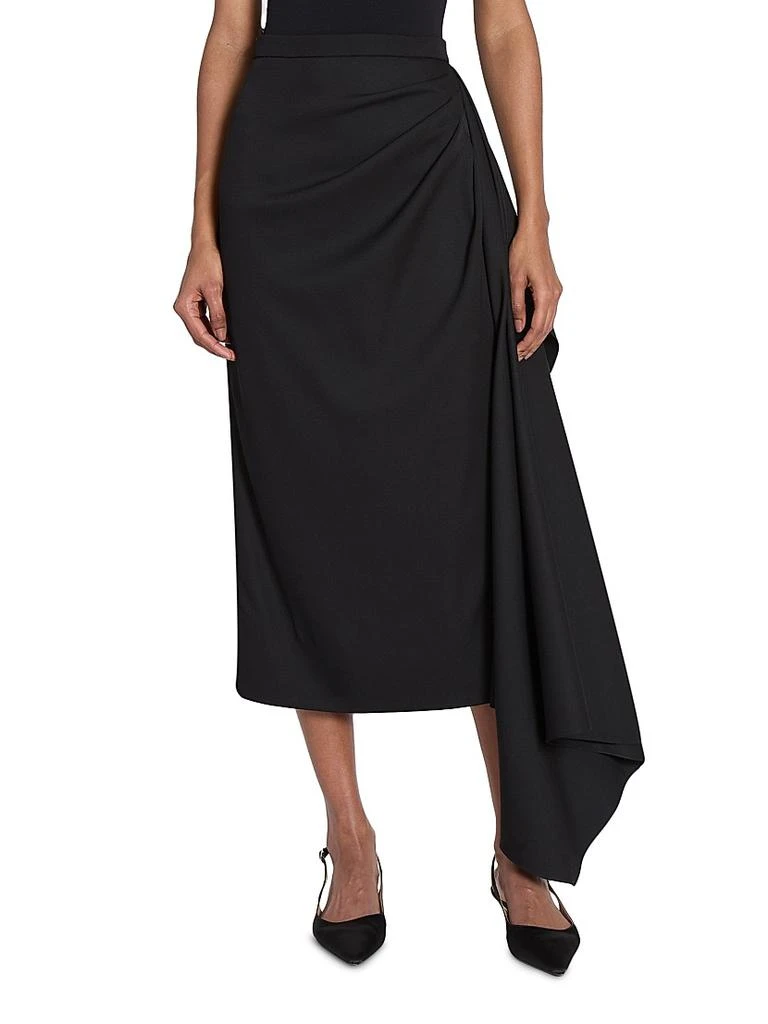 Erdem Draped Midi Pencil Skirt 3