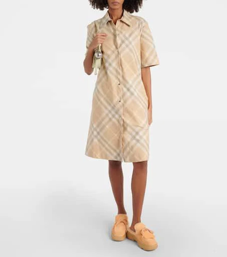 Burberry Burberry Check cotton shirt dress 2