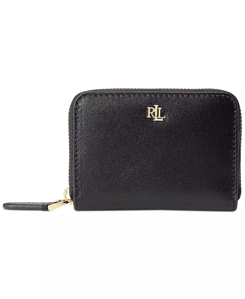 Ralph Lauren Women's Full-Grain Leather Small Zip Continental Wallet 1
