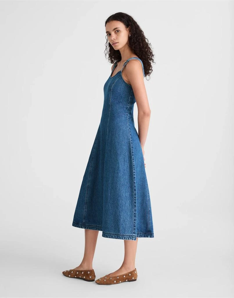 Madewell Denim Scoopneck Midi Dress 3