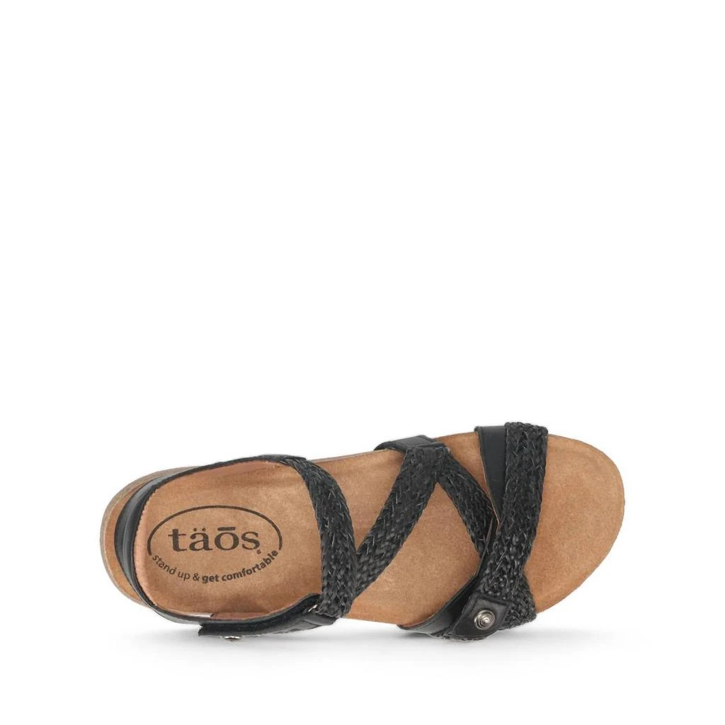 taos Women's Trulie Sandal - Wide Width In Black 4