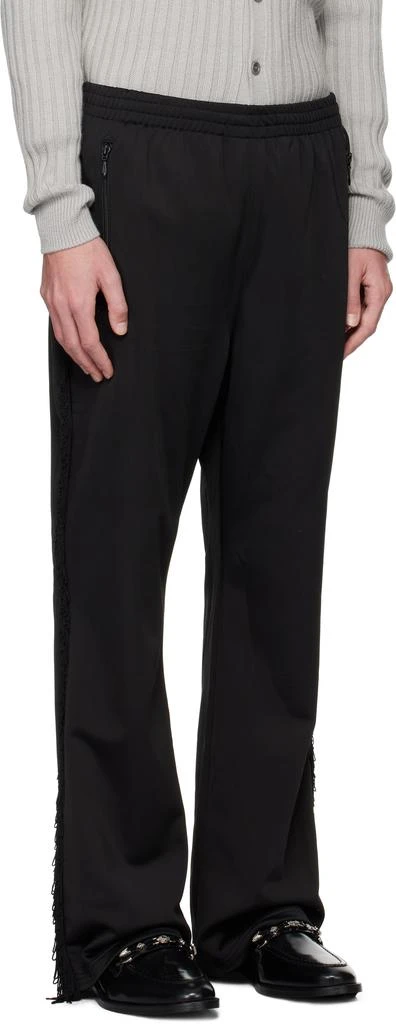 Needles Black Fringe Boot-Cut Track Pants 2