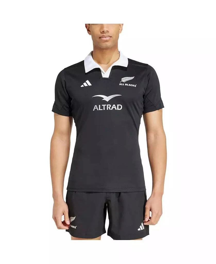Adidas Men's Black New Zealand Rugby 2024/25 Home Authentic Jersey 2