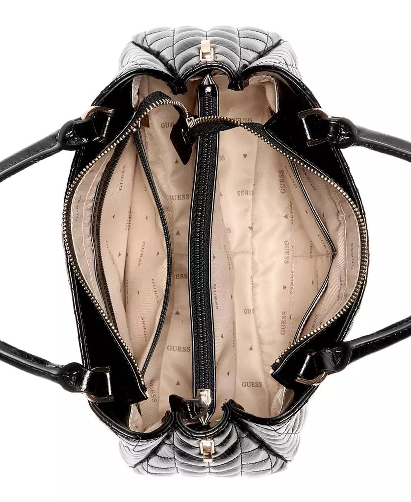 GUESS Cheryl Triple Compartment Medium Satchel Bag 4