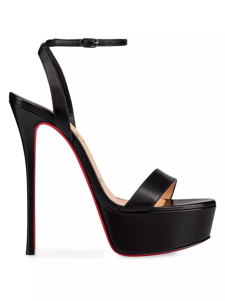 Christian Louboutin Loubi Queen Alta 150MM Leather Platform Sandals 1