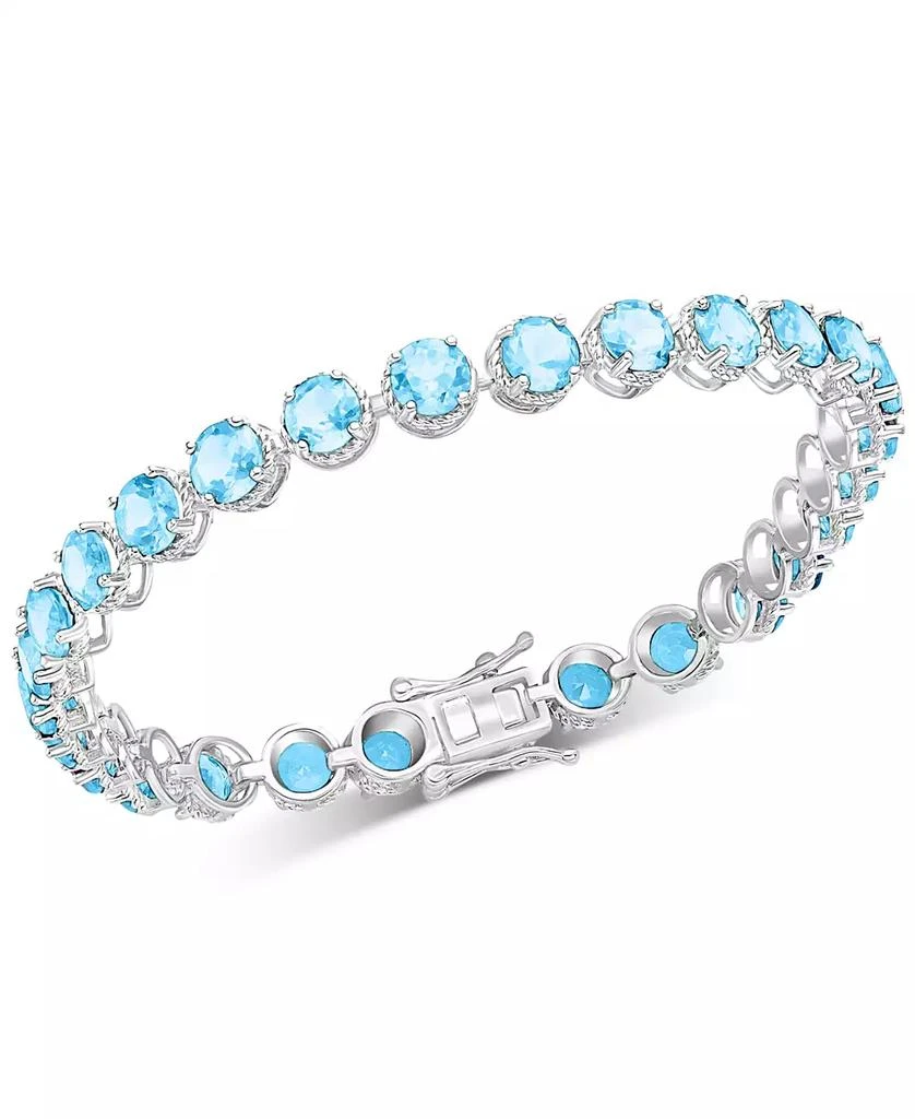 Macy's Amethyst Tennis Bracelet (12-3/4 ct. t.w.) in Sterling Silver (Also in Garnet, Sky Blue Topaz, & Citrine) 1