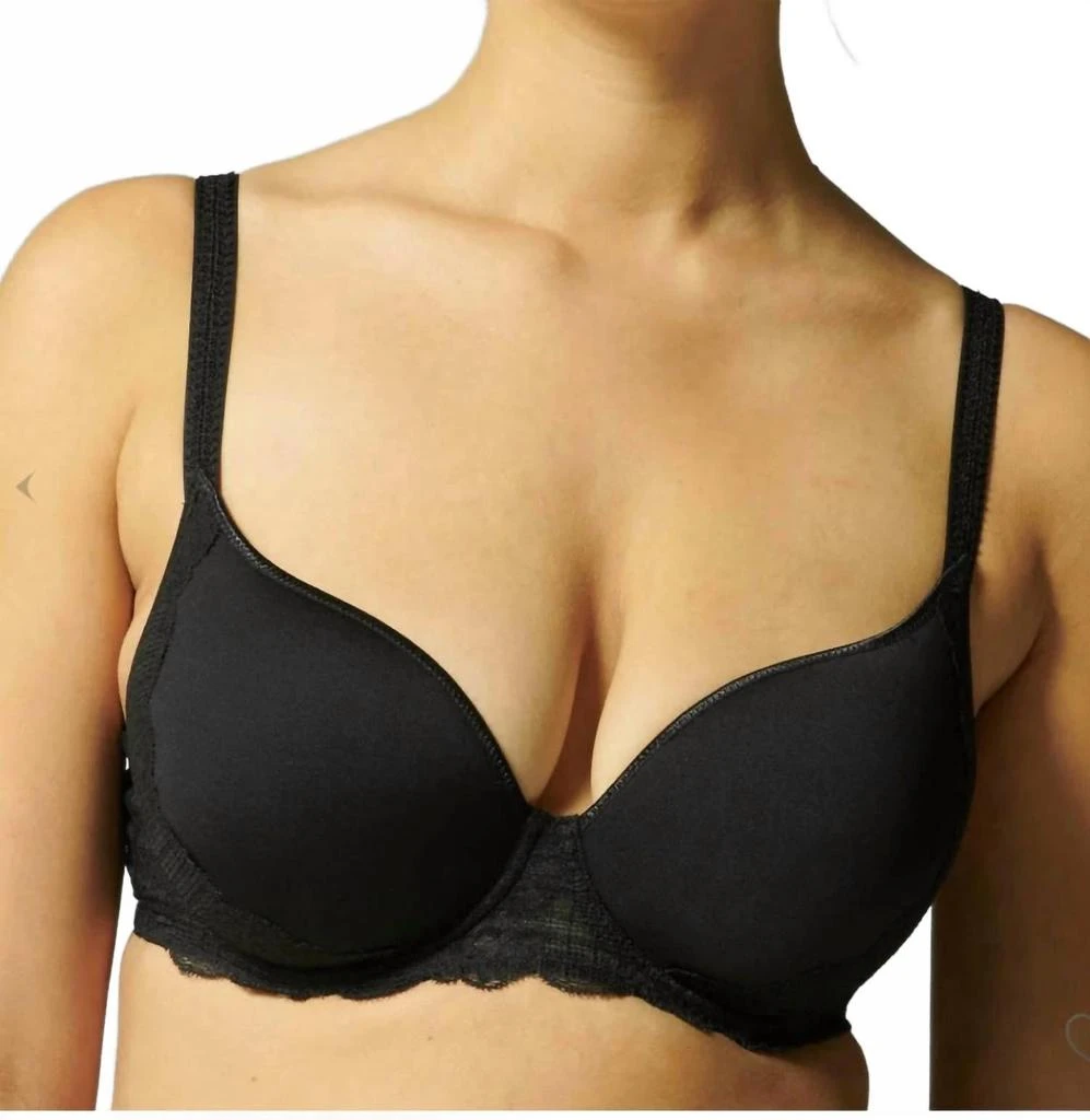 Simone Perele Reve 3D Plunge Spacer Bra In Black 3