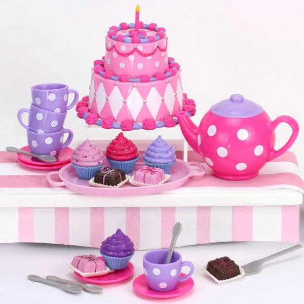 Teamson Sophia’s Complete Cake & Tea Party Accessories Set for 18" Dolls 2