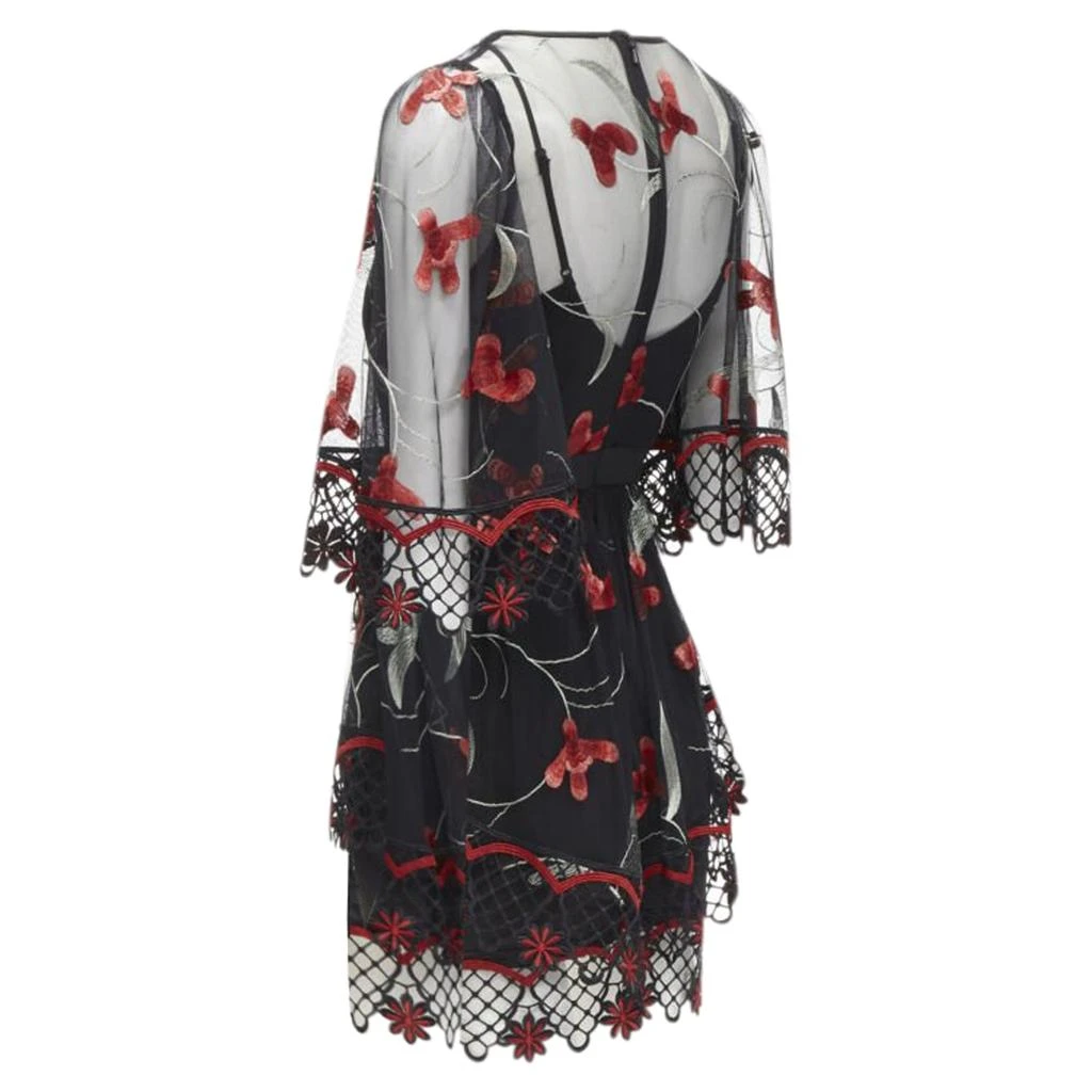 Alice McCall Wish you Were Here guipere lace floral tulle dres 6
