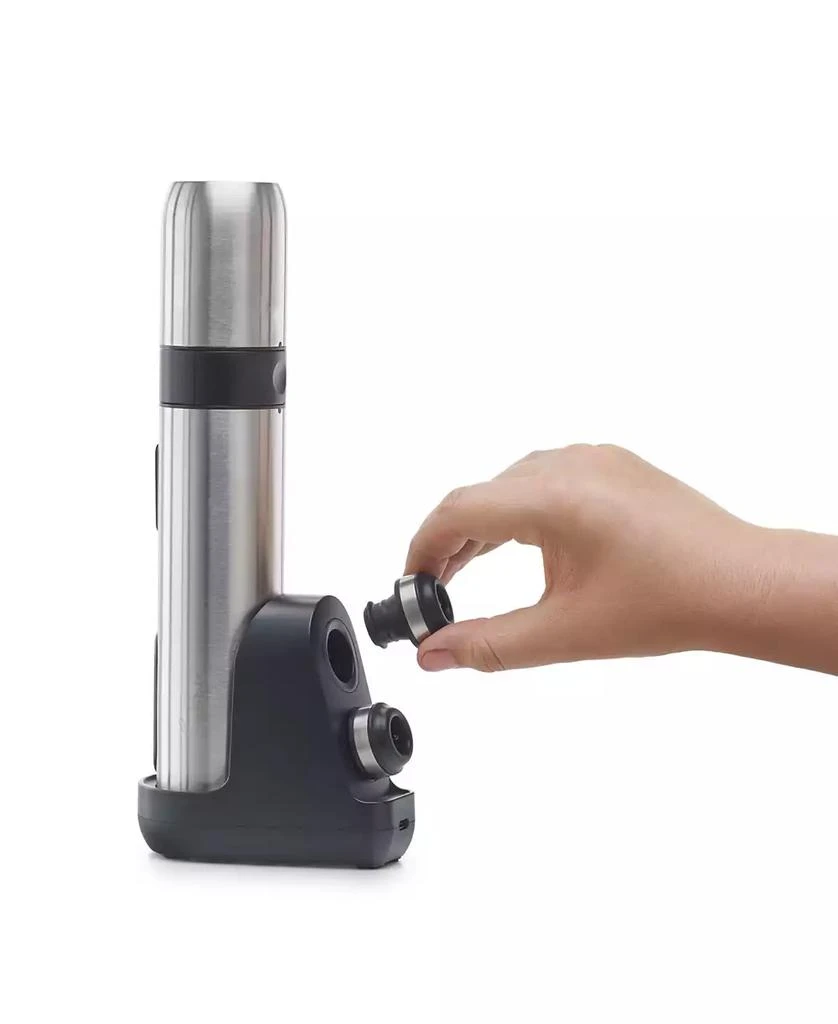 Rabbit Electric Corkscrew and Preserver, Stainless Steel 6