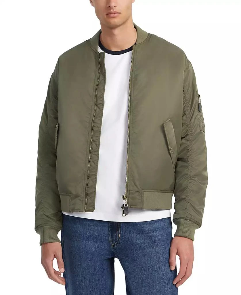 GUESS Men's Water-Repellent Full-Zip Bomber Jacket 1