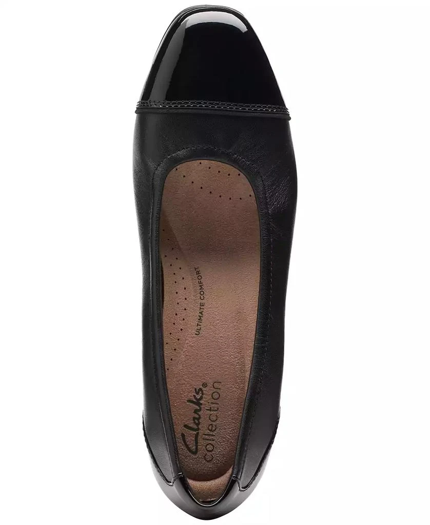 Clarks Women's Juliet Step Slip-On Cap-Toe Flats 9