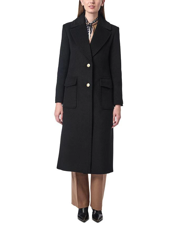 Bernardo Classic tailored Wool Melton Coat 6