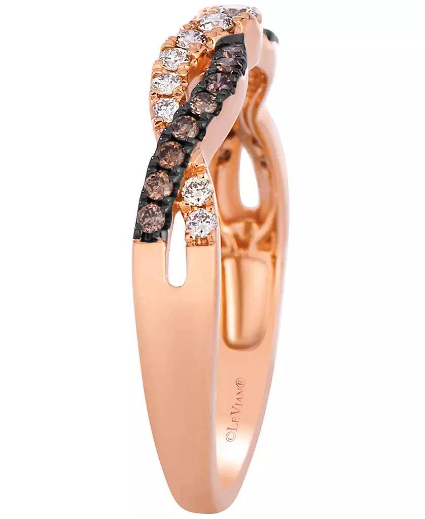 Le Vian Nude Diamond (0.15 ct. t.w.) 
Chocolate Diamond (0.12 ct. t.w.) Ring in 14k Strawberry Gold 3