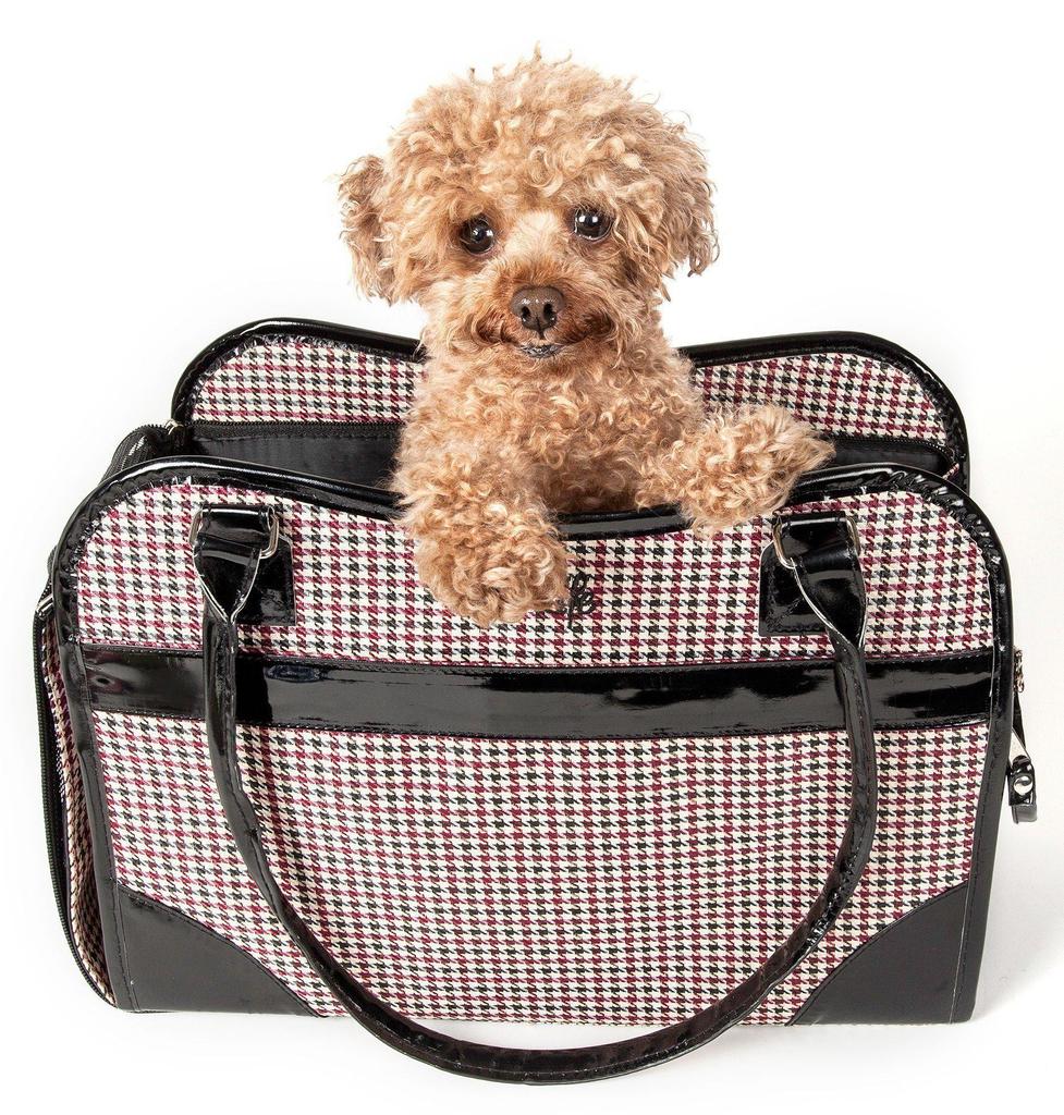Pet Life Exquisite Airline Approved Designer Travel Pet Dog Handbag Carrier