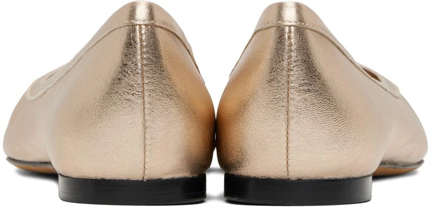 Chloé Gold Marcie Ballerina Flats 2