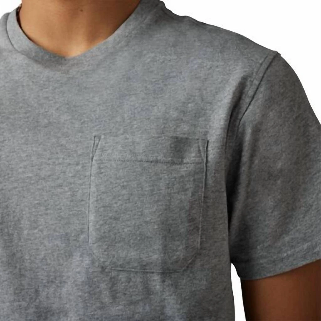 Fox Racing Level Up Pocket T-Shirt In Heather Grey 4