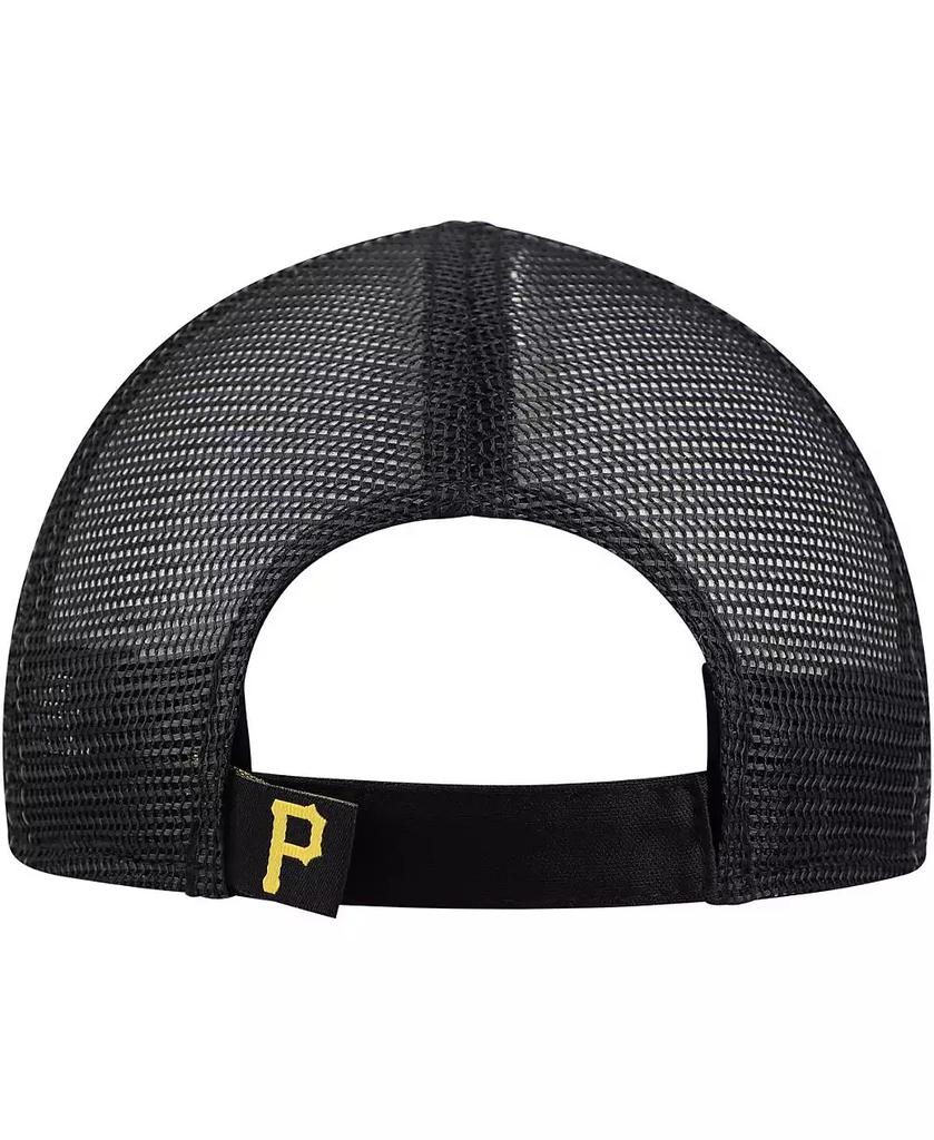 New Era Toddler White/Black Pittsburgh Pirates Painted A-Frame 9FORTY Trucker Adjustable Hat