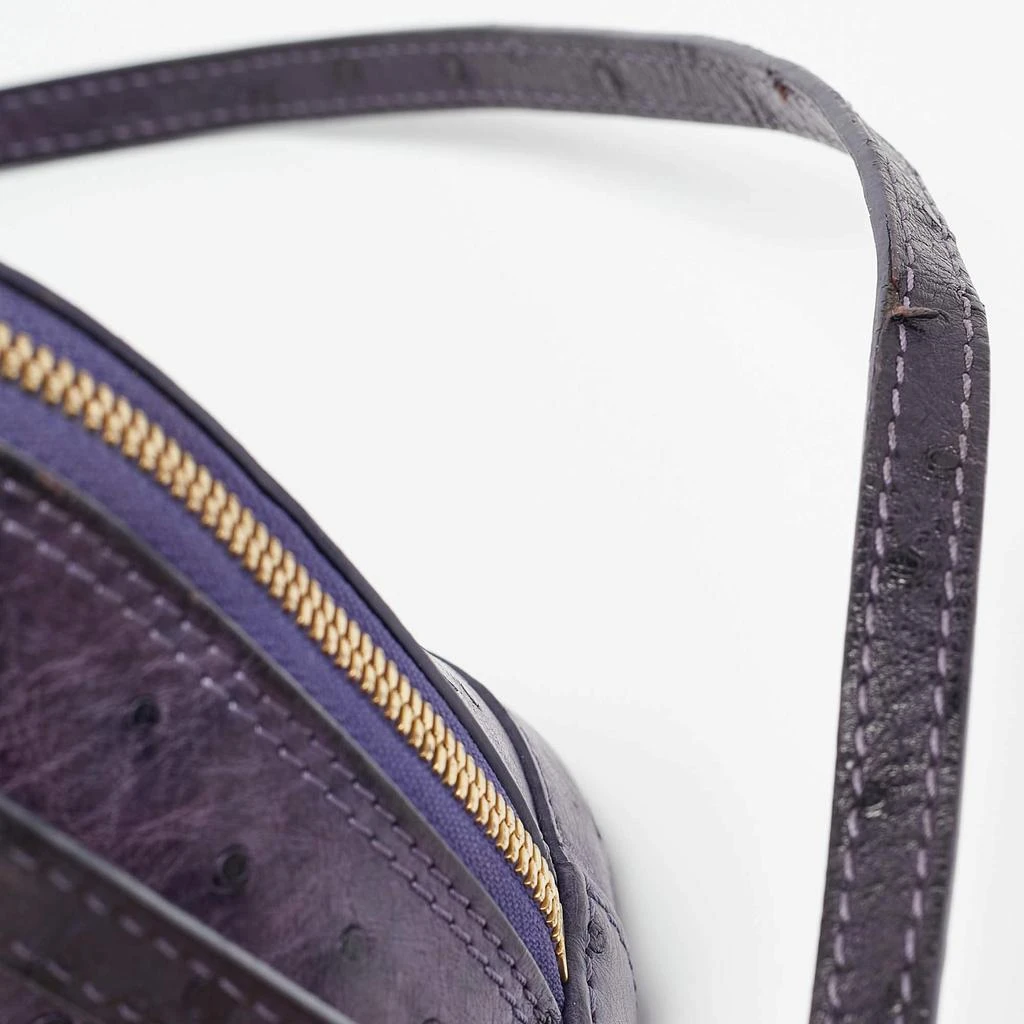 Louis Vuitton Louis Vuitton Purple Ostrich Alma BB Bag 9