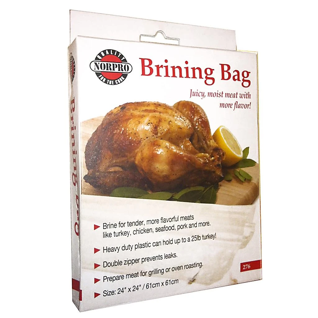 Norpro Turkey Brining Bag, 24 x 24 Inch, Holds Up to 25 lb Turkey, Heavy Duty